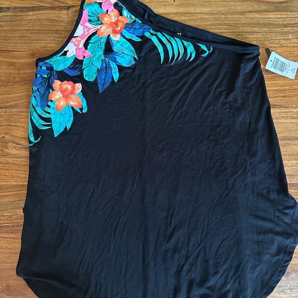 TORRID Favorite Tunic Super Soft One Shoulder Tunic Tank - Picture 5 of 11